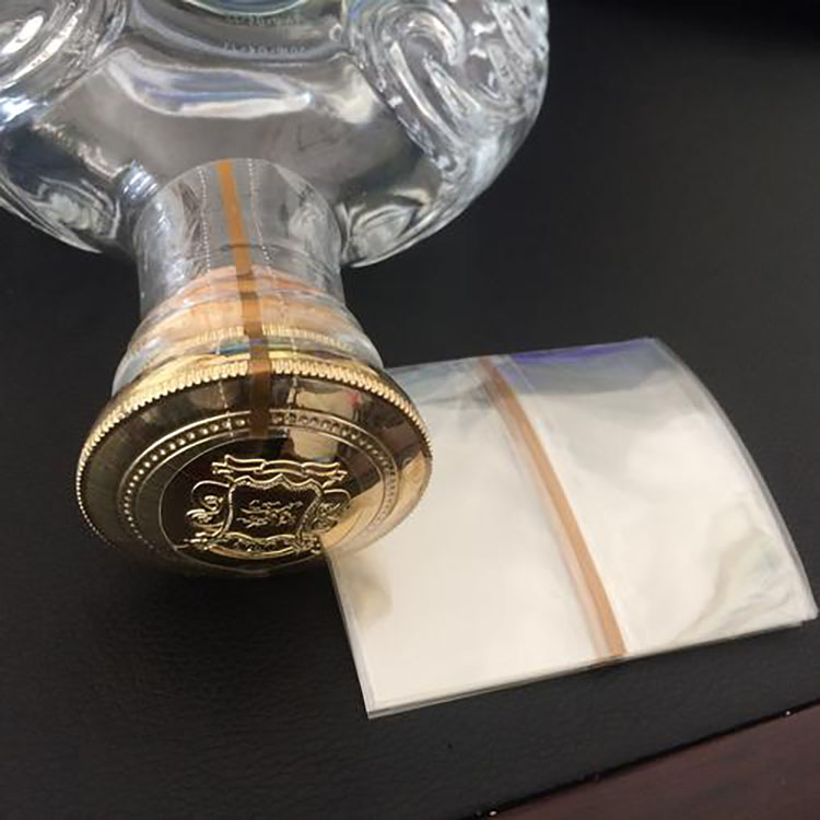 Selos termorretráteis para garrafas de vinho